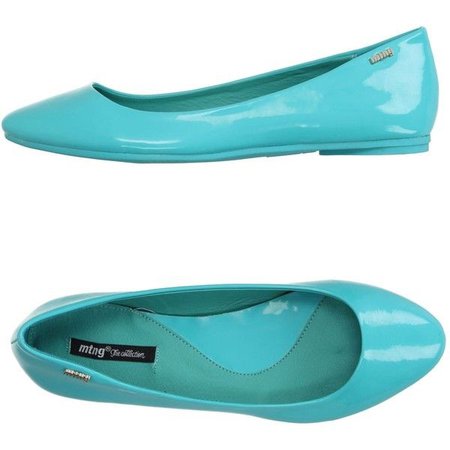 Turquoise Ballet Flats