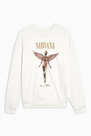 Cream Nirvana Sweatshirt by And Finally | Topshop