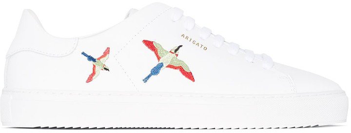 Clean 90 bird embroidered sneakers