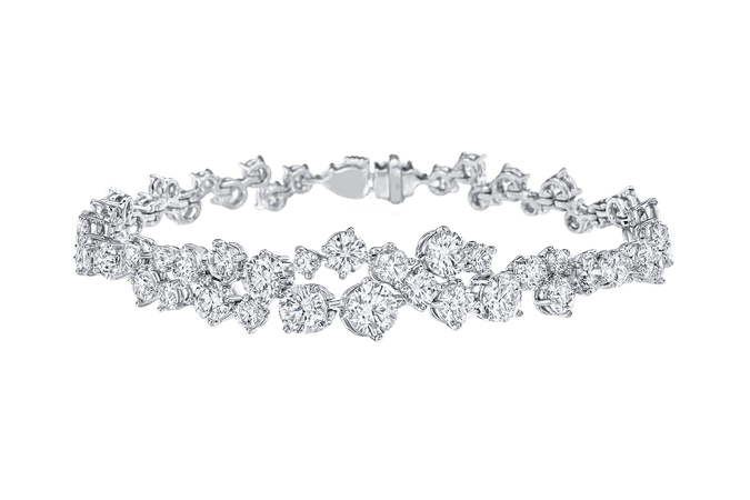 Harry Winston, Sparkling Cluster by Harry Winston, Diamond Bracelet