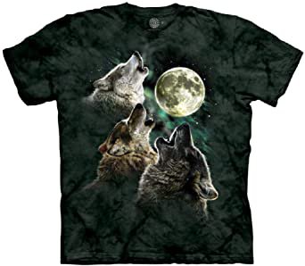 Three Wolf Moon Shirt Black