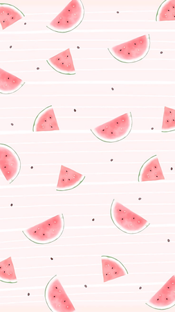 Cute watermelon background
