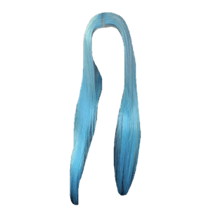 straight blue hair png