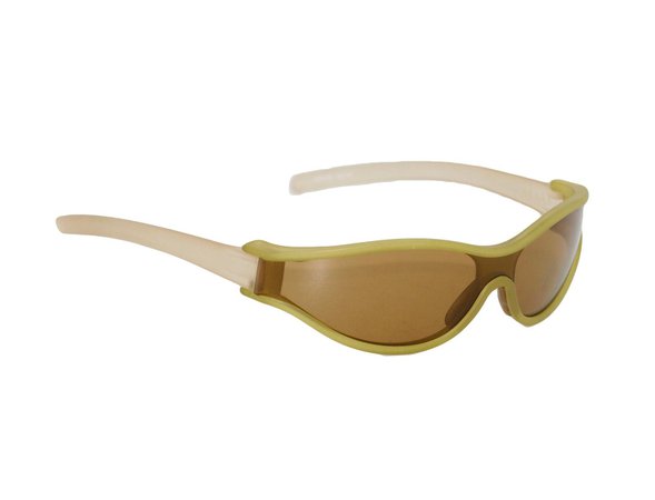 Prada yellow sports goggles | Etsy / lavieenfauve