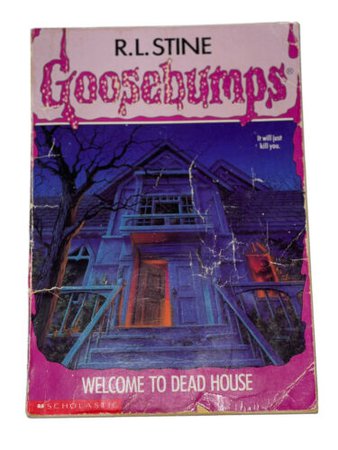 Goosebumps #1 Welcome to Dead House by R. L. Stine 1992 Paperback 1st Printing 9780590453653 | eBay