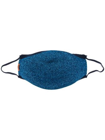 Missoni knitted lurex face mask blue MDS00376BK00TL - Farfetch