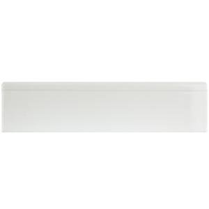 Merola Tile Battiscopa Matte White 3-1/4 in. x 12-3/8 in. Ceramic Wall Trim Tile-WOSBTMMW - The Home Depot