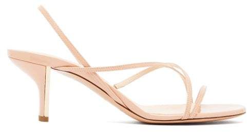 Leelo Patent Leather Sandals - Womens - Nude