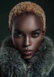 black woman model face14