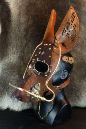 Mister Swinehound on Twitter: "Behold, for a #steampunk dog mask appears. https://t.co/SkniHOkFu1 #pupplay #dogmask #retrofuture #leatherwork #swinehound #mask… https://t.co/azSlDO93Qv"