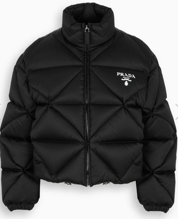 Prada Black Re-Nylon quilted down jacket