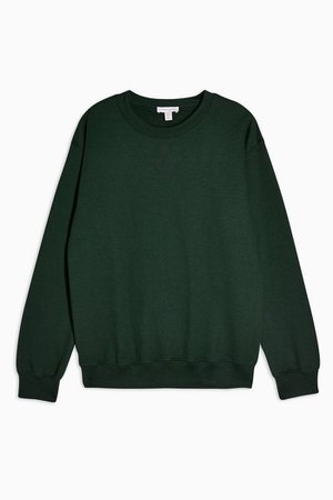 Forest Green Everyday Sweatshirt | Topshop