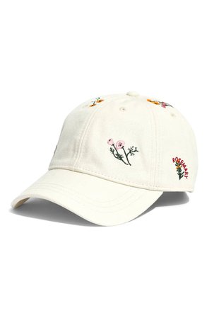 Madewell Botanical Embroidered Baseball Cap | Nordstrom