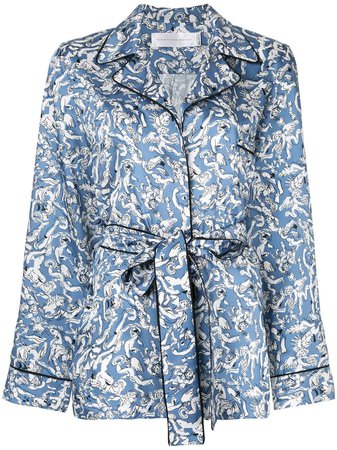 Victoria Victoria Beckham Printed Pyjama Shirt - Farfetch