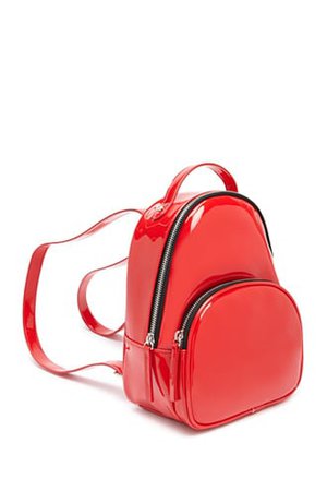 Faux Patent Leather Backpack | Forever 21
