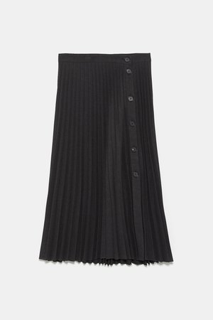 PLEATED BUTTONED SKIRT - View All-SKIRTS-WOMAN | ZARA United States