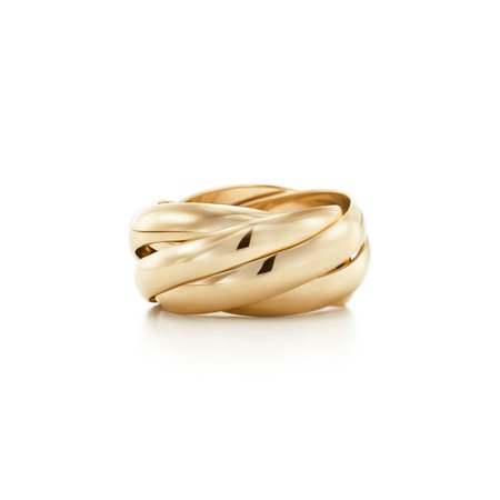 Paloma's Melody five-band ring in 18k gold. | Tiffany & Co.