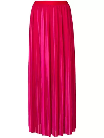 Karl Lagerfeld pleated maxi skirt £235 - Buy Online - Mobile Friendly, Fast Delivery
