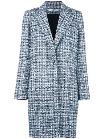Lanvin Tweed Singled Breasted Coat - Farfetch