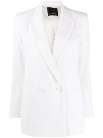 Pinko Double-Breasted Fitted Blazer Ss20 | Farfetch.com