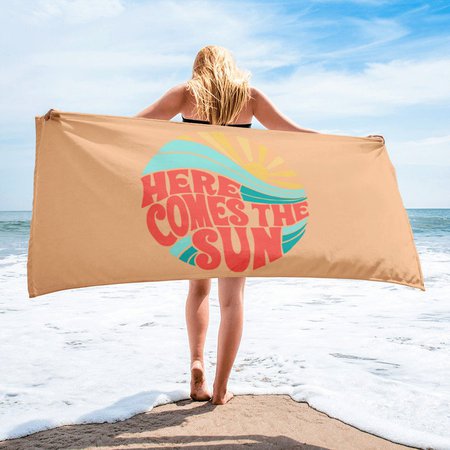 Here Comes The Sun Towel | Etsy