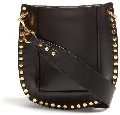 Nasko Studded Leather Cross Body Bag - Womens - Black
