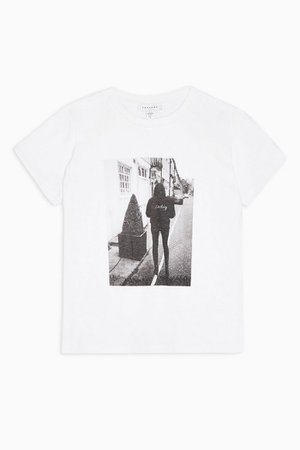 Darling Photo T-Shirt in White | Topshop