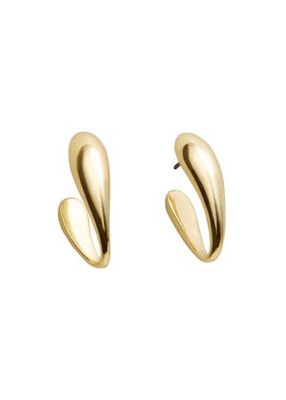MANGO Geometric earrings
