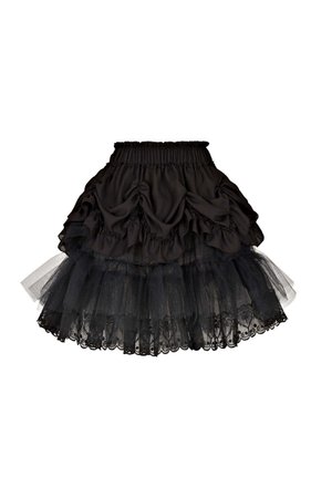 Simone Rocha Tiered Tulle Mini Skirt
