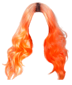 Orange long hair