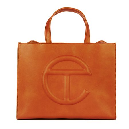 orange telfar bag