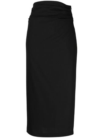 Semicouture logo-embroidered Pencil Skirt - Farfetch
