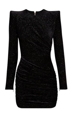 Raine Glittered Velvet Mini Dress By Alex Perry | Moda Operandi
