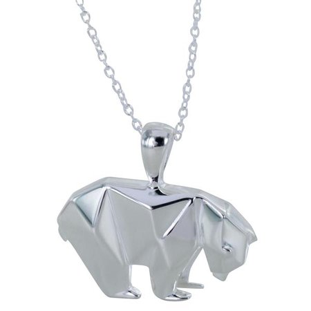 Origami Polar Bear Necklace | Reeves & Reeves
