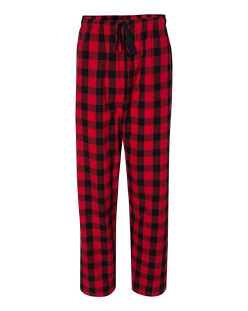 red plaid pyjamas Christmas