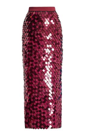 Paillette Stretch Midi Skirt By Sergio Hudson | Moda Operandi
