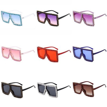 Diamond Studded Sunglasses | Etsy