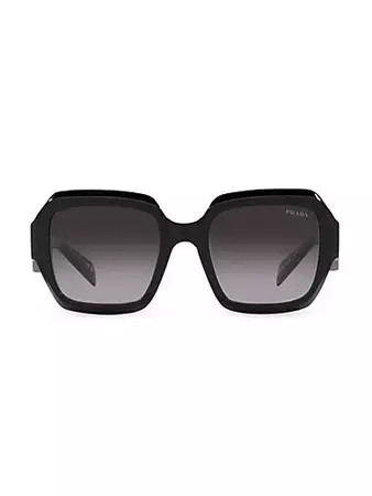 Shop Tory Burch 52MM Geometric Sunglasses | Saks Fifth Avenue