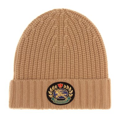 Crest wool and cashmere beanie