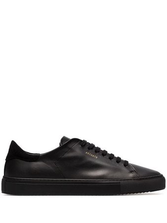 Axel Arigato Black Clean 90 low-top leather sneakers