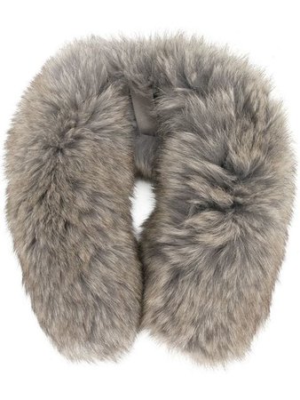 N.Peal Fox Fur Collar