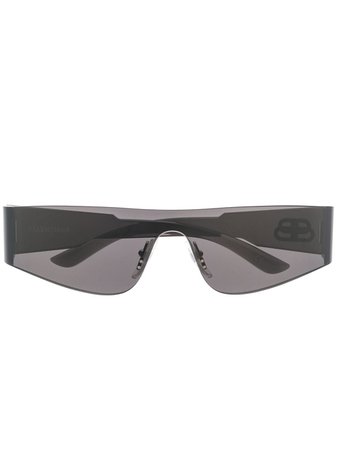 BALENCIAGA EYEWEAR Mono rectangle sunglasses