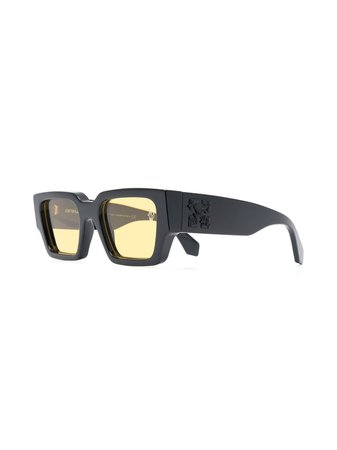 Shop Off-White Mari rectangle-frame sunglasses with Express Delivery - FARFETCH