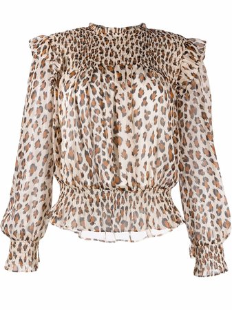 TWINSET leopard print blouse - FARFETCH