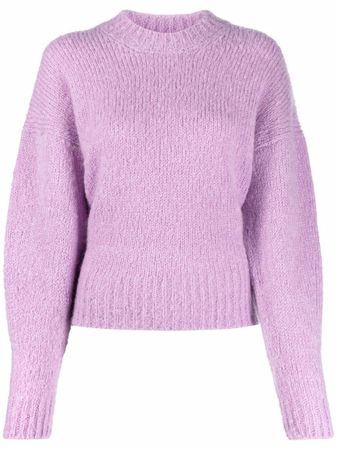 Shop Isabel Marant Elise mohair-blend jumper with Express Delivery - FARFETCH