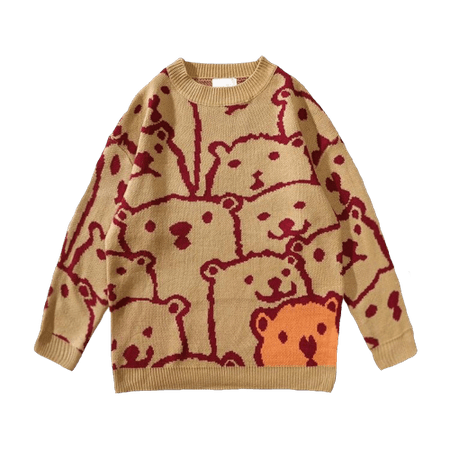 cias pngs // bear sweater