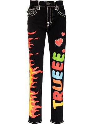 True Religion x Chief Keef Super T Slim-Fit Jeans - Black