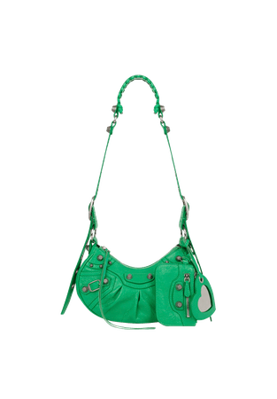 Green Balenciaga bag