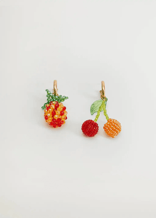 Mango fruit earrings