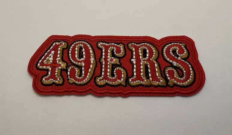 San Francisco 49ers Patch Iron On Embroidered | eBay